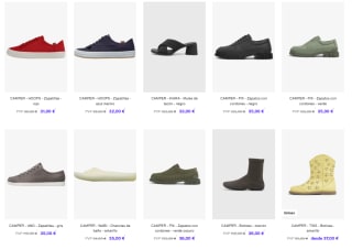 Rebajas hasta 85% descuento en grandes marcas New Balance, Ellesse, Skechers, Camper y muchas más