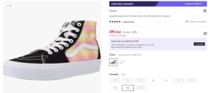 Botines Casual para Mujer Vans Modelo Sk8-hi Tapered por 39.56€ (Cuenta Nueva 27.56€)