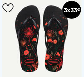 3 paar Havaianas slippers voor €33,-