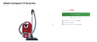 Miele Compact C1 EcoLine - SCAP3 Stofzuiger met zak voor €191 bij Lunenburg