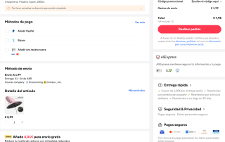 Paraguas Automático Gran Tamaño Varios Colores a solo 5,99€