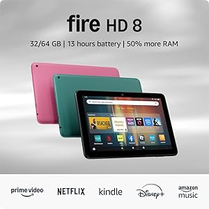 2024 Amazon Fire HD 8 Tablet - 8", 3GB RAM, 32GB - £49.99