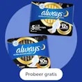 Gratis Verpakking Always Night Maandverband na cashback via Tikkie