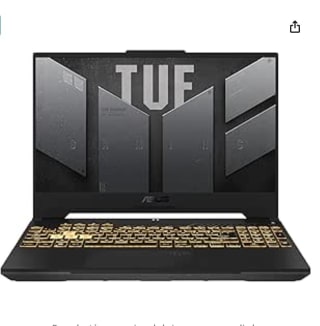 Ordenador Portátil Gaming de 15.6" Full HD 144Hz (AMD Ryzen 7 7435HS, 16GB RAM, 512GB SSD, Asus por 839€