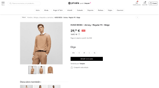 HUGO BOSS - Jersey Regular Fit por 29,99€