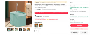 Bebedero eléctrico silencioso con USB de 1,5l por 6,98€