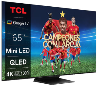 TV QD Mini LED 65" TCL 65C805, 4K UHD 1300 nits, Smart Google TV Dolby Vision y Atmos por 649€