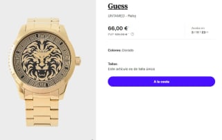 Reloj para Hombre Guess UNTAMED por 66€