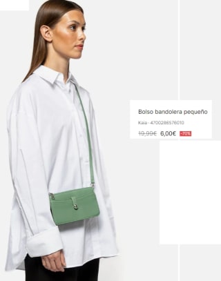 Bolso bandolera pequeño Kaia por 6€