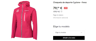 Chaqueta para Mujer Ternua Cyclone por 79.99€