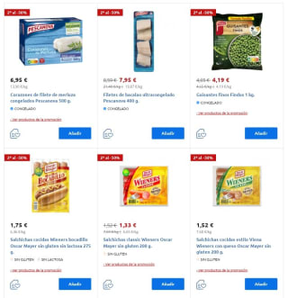 Segunda Unidad de 50% de Descuento en Carrefour.