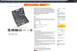 Maletín Kwb 63 piezas herramientas por 29,21€