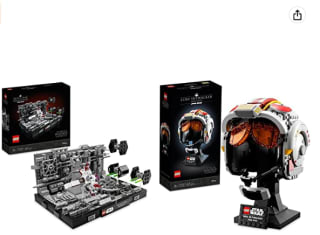 LEGO Star Wars Casco de Luke Skywalker + Star Wars Diorama: Ataque a la Estrella de la Muerte por 95.98€