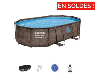 Piscine hors sol ovale Bestway Power Steel SwimVista à 399,58€