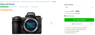 Nikon Z6 II Body voor €1.549 bij Coolblue