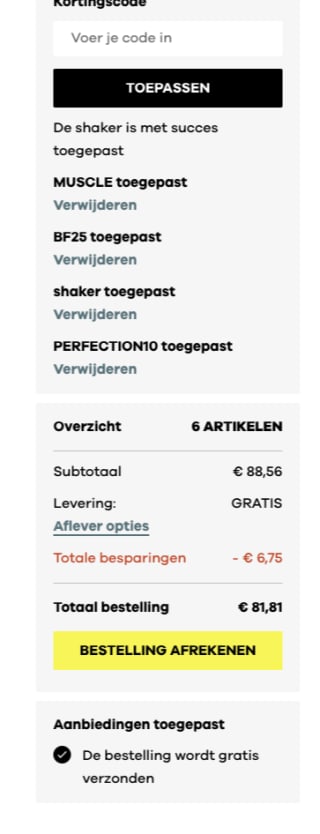 Body&Fit kortingscodes stapelen tot 60% korting