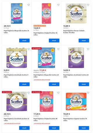 Recopilación 2×1 Acumulación productos de Droguería en Carrefour.