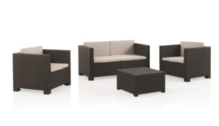 Conjunto muebles de jardín diva confort wengue por 169€