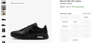 Zapatillas Nike Air Max SC Leather por 53.99€