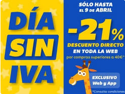 Día sin IVA Juguetes en Toys"R"Us con 21% Descuento