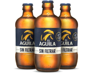 Cerveza El Aguila Sin Filtrar Lager Especial Caja 4 Pack Botella por solo 17,66€