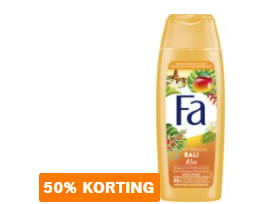 50% korting op alle Syoss & Fa producten bij de AH