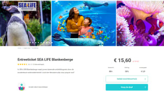 Sea Life Blankenberge ticket voor €15,60 via Tripper