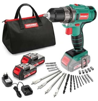Taladro Atornillador 12V con bolsa 2 baterías y brocas por 47,38€