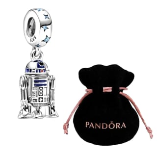 Charm articulado de R2D2 en plata de ley S925 | Bolsa original de Pandora incluida por 10,49€