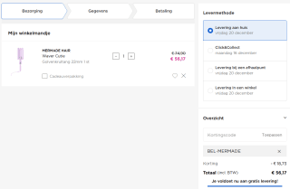 15% korting op Mermade artikelen bij ICI Paris XL