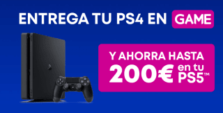 Ahorra 200€ en tu compra de PS5 al vender tu consola PS4