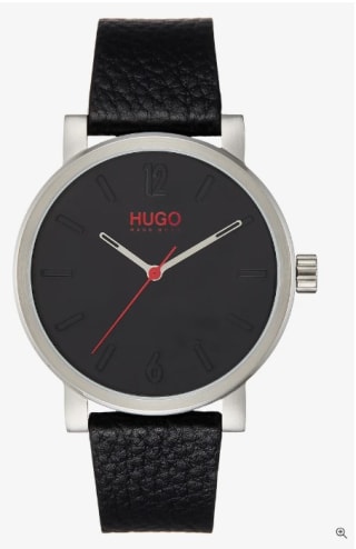 Reloj Analógico de Cuarzo para hombre con Correa en piel Negro marca Hugo Boss por 63€