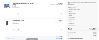 Televisión Samsung QE65QN85BATXXC Neo QLED 65 pulgadas + The Freestyle Case por 856,62€