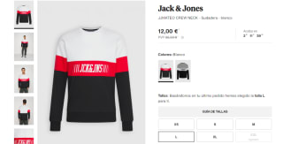 Sudadera Jack&Jones JJMATEO CREW por solo 12€