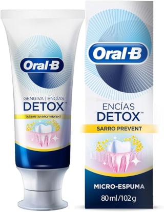 Pasta de Dientes Oral B Encías Detox por $34 | Descuento Amazon