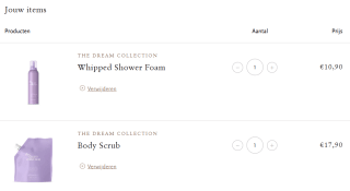 Gratis slaapmasker bij aankoop vanaf 2 Dream items bij Rituals