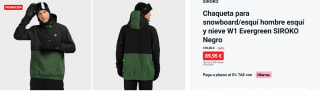 Chaqueta de esquí para Hombre SIROKO W1 Evergreen por 89.95€