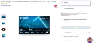 Obtain Curry's Philips Ambilight 65" smart OLED TV with Google assistant for £999.97