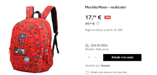 Mochila Kukuxumusu Moon por 17.99€