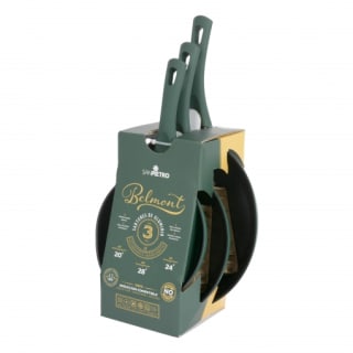 Sartenes Aluminio San Pietro Belmont 3 unidades por 22€