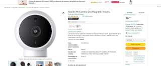 Cámara 2K Xiaomi Magnetic por 16.99€