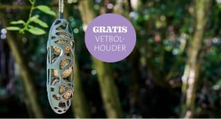 Gratis vetbolhouder bij aankoop vanaf €20 aan tuinplanten bij Intratuin