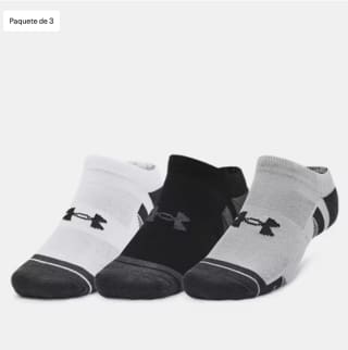 Paquete de 3 Calcetines Under Armour invisibles Performance Tech unisex por solo 5,28€
