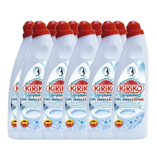 Pack 10 Kiriko® Limpiador Wc Baños Clorado Con Lejía de 750ml por 9.06€