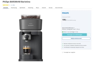 Philips Baristina - BAR300/60 - Espressomachine voor €199 bij Electroworld