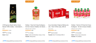 Amazon Compra 2 unidades, ahorra el 50 % en 1 productos alimentación