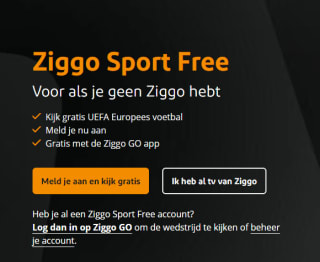 Gratis voetbal kijken via Ziggo sport free