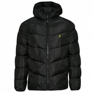 Lyle & Scott - Gewatteerd jack in zwart voor €69,99 bij Sport-Korting