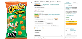 Pack x3 Cheetos Pelotazos 130gr por 3.60€