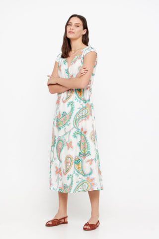 Vestido estampado largo para Mujer Cortefiel por 13.79€